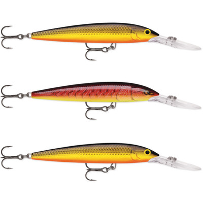 {3-PACK} Rapala Down Deep Husky Jerk 10 Combo Pack