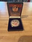 2000 American Eagle Silver Dollar 1oz Fine Silver in Full Color w/Box & COA