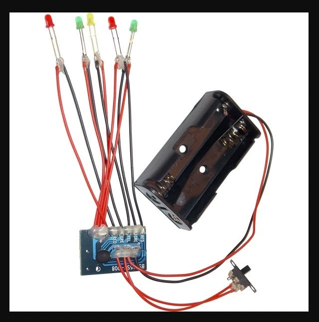 CONRAD 5-Kanal Lauflicht Bausatz Ausführung (Bausatz/Baustein): Baustein 3 V/DC