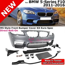 M5 Style Front Bumper Cover With Sensor Holes For 11-16 BMW 5 Series Sedan F10