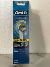 Oral-B Precision Clean Electric Toothbrush Heads Pack of 8 Replacement Refills