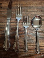 Vtg Oneida CHATEAU Baby to Child Stainless Silverware 2 forks 1 spoon 1 knife