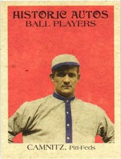 Howard Camnitz 2019 Federal League Historic Autos Ball Players Trading Card