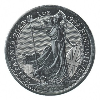 2023 Great Britain 2 Pounds 1 Oz. Silver Britannia Estate Coin Collection 518