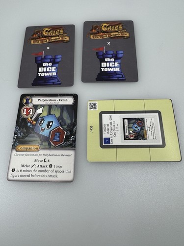 Slug Fest Boardgame Tales from the Red Dragon Inn - Dice Tower Promos Bag NM - Picture 2 of 2