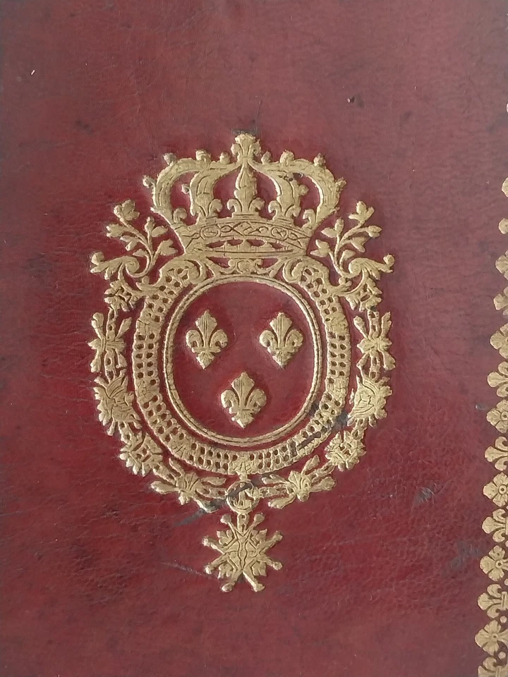 Office de la semaine sainte, aux armes Louis XV, maroquin rouge, Collombat, 1743 - Photo 3/4