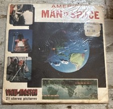 AMERICA'S MAN IN SPACE Mercury Project 1962 John Glenn 3d View-Master 3 Reel Set