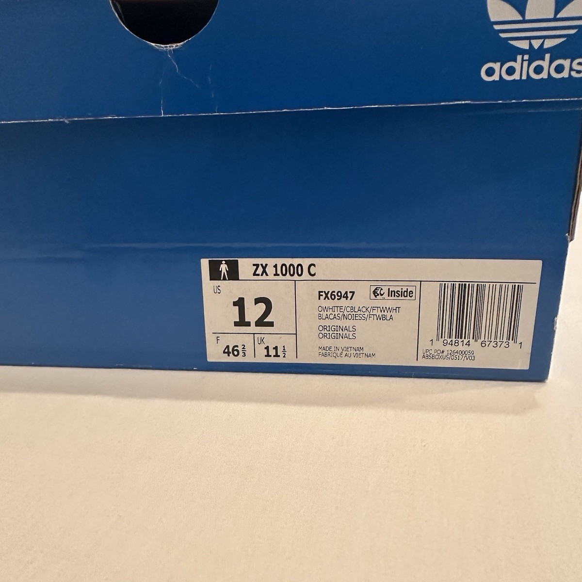 Adidas ZX 1000 'Off White' Men's Size 12 FX6947 | eBay