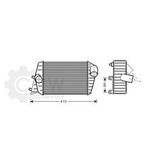 Ladeluftkühler für Fiat Stilo 1.9 JTD Bj.04-06