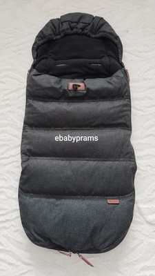 Silver Cross Wave / Coast Footmuff / Cosytoes In Granite Grey 