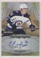 2021-22 Upper Deck Synergy Rookie Auto Cole Perfetti #AR-CP Auto RC