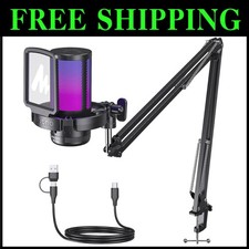 Gaming USB Microphone with Noise Cancellation