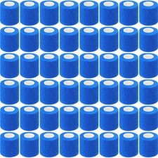 Treela 48-Pack 2"x5yds Self-Adhesive Elastic Athletic Wrap Bandage Bulk Tape