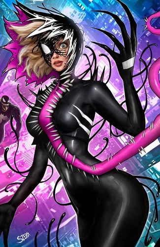 Amazing Spider-Man #50 Virgin Nathan Szerdy Exclusive Venom Gwen Spiderman 1