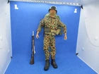 GI Joe 1964 figure all geared up with camo accessories & more nice