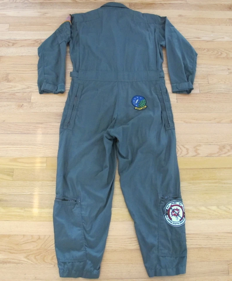 TRAJE DE VUELO VINTAGE ORIGINAL VIETNAM FUERZA AÉREA DE EE. UU. 510 SMS / FAAD AIR LIFT COMM Foto 4 de 4