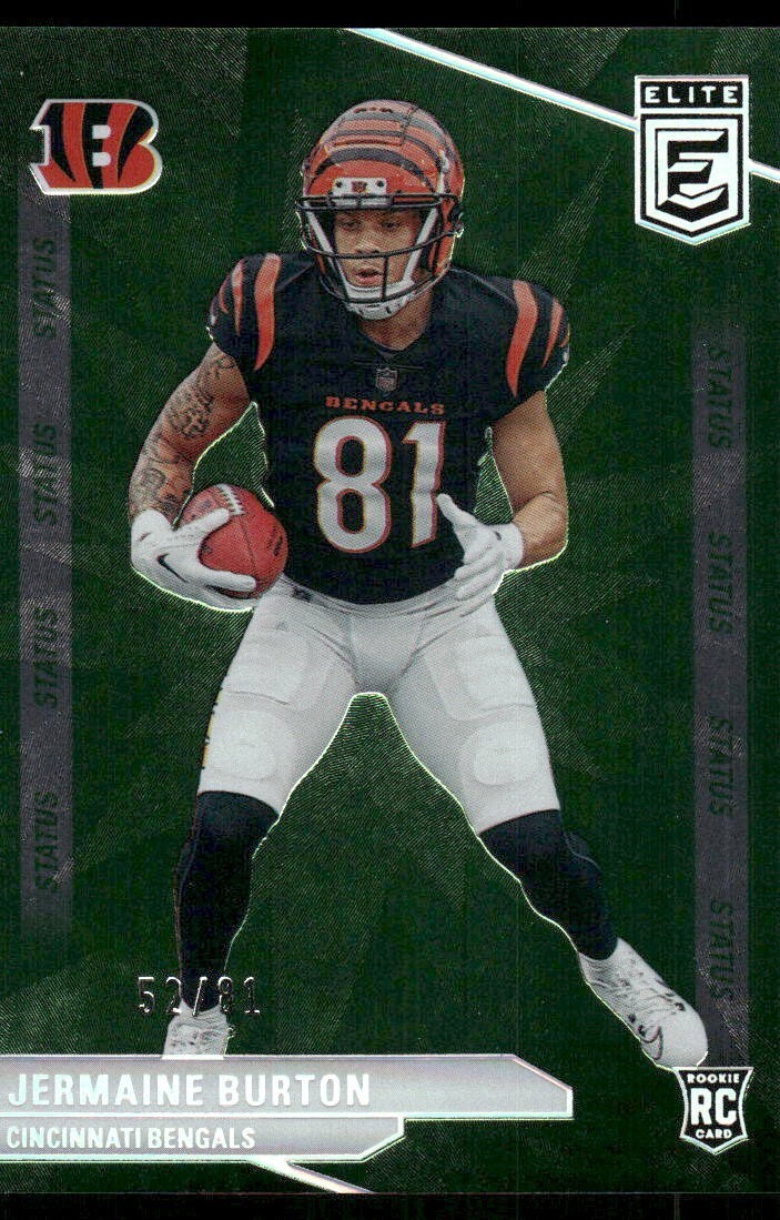 K105 JERMAINE BURTON RC 2024 DONRUSS ELITE STATUS 52/81 BENGALS #176