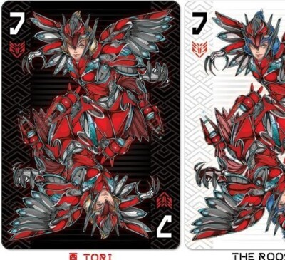 Zodiakai Playing Cards Deck (ONYX) Cyberpunk Zodiac (Limited