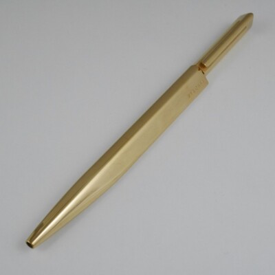 ブルガリ　エキセントリックボールペン BVLGARI ECCENTRIC Gold Plated Ballpoint Pen (used) FREE SHIPPING