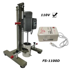 110V Digital Display High-speed Grinding Disperser Lab Mixer FS-1100D