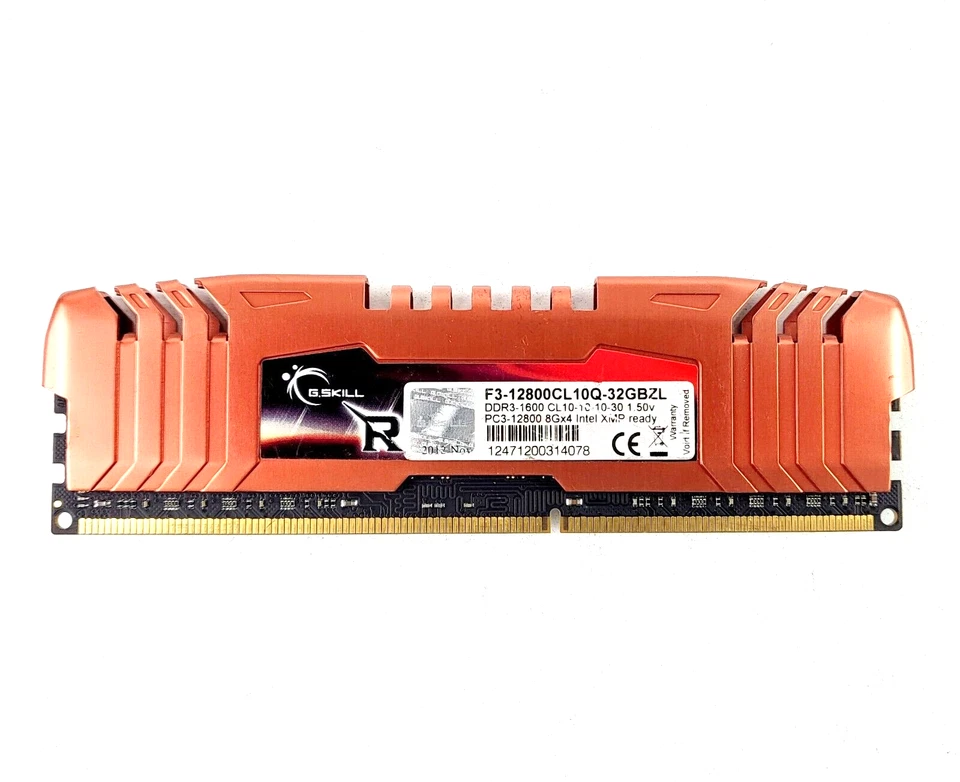 G.SKILL RIPJAWS Z 8GB Desktop Gaming Memory PC3-12800 DDR3-1600 UDIMM INTEL XMP - Image 2 of 2