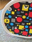 Vintage Round Red Zippered Childs Luggage Suit Case Doll Clothes 45 LPs — photo 7
