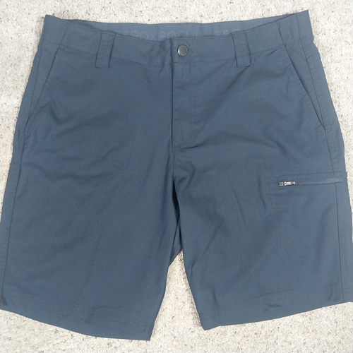 ZeroXposur Chino Mens Shorts 36 Navy Blue Zip pocket