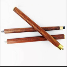 Brass Wood Walking Stick Only 3 Fold For Cane Handle Only wooden shaft