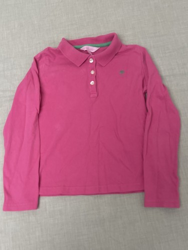 Lilly Pulitzer Long Sleeve Polo Shirt Girl's size 7