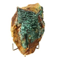 Malachite. 728.05 Ct. Le Mazega, Aveyron, France.