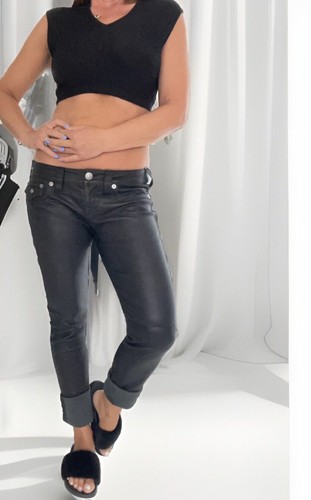TRUE RELIGION Lederhose Leggins Lammleder Gr.27(28/29) - Bild 3 von 15