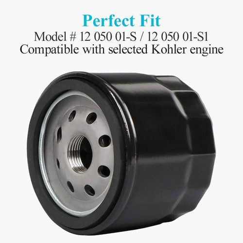 2 Pack 12 050 01-S Oil Filter for Kohler Engine Lawn Mower Troy Bilt Bronco 1... - Picture 3 of 7