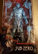 Sub-Zero GameStop Exclusive Blue Ice Clone Variant Mortal Kombat McFarlane 7”