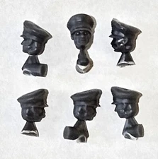Wargames Atlantic Bulldogs Peaked Cap Heads x6 Praetorians Imperial Guard