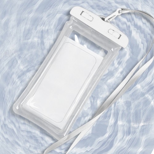 Borsa per telefono sigillata trasparente in PVC IPX8 impermeabile borsa asciutta - Zdjęcie 2 z 7
