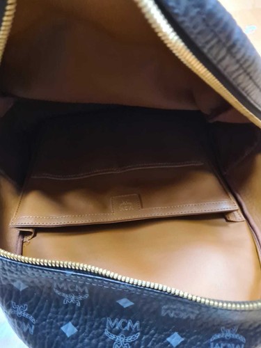 MCM Stark Rücksack großes Modell ca. 40 cm x 33 cm schwarz NEUWERTIG - 第 8/12 張圖片