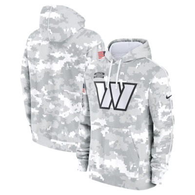AUTHENTIC Nike Washington Commanders 2024 Salute to Service Club Pullover Hoodie