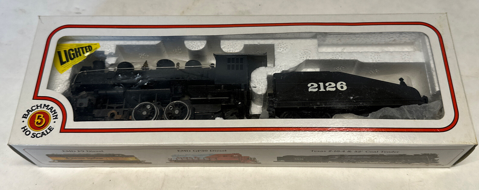 Vintage Bachman HO Train Engine AT & SF & Tender 2126 NIB eBay