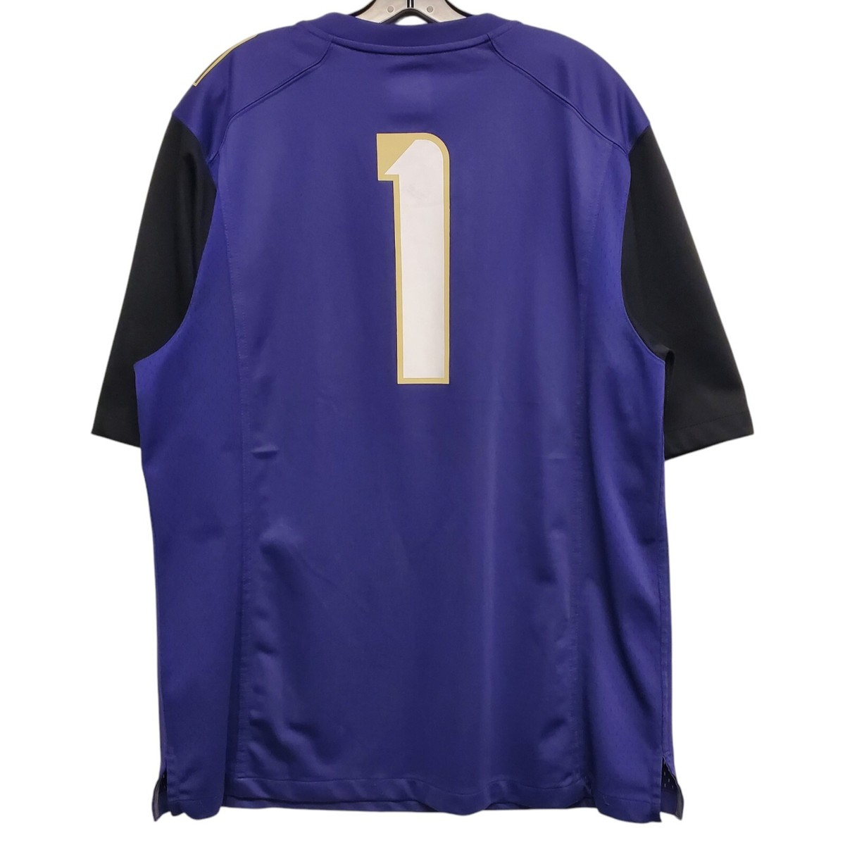Nike Washington Football Tシャツ 紫色 新品タグ付 Amazon | Washington Huskies大人アーチ&ロゴTシャツ – パープル