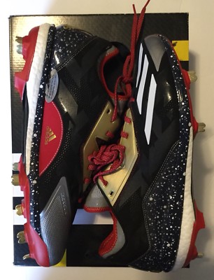Adidas Mens Boost Icon 2 2.0 PE Jayson Werth Baseball Cleats CG4530 Black Red 28