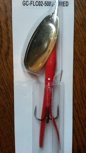 5 PACK 21g FLYING C LURES SILVER GOLD COOPER BLADE SPINNER SALMON, FLC02 UK Sell - Picture 4 of 22