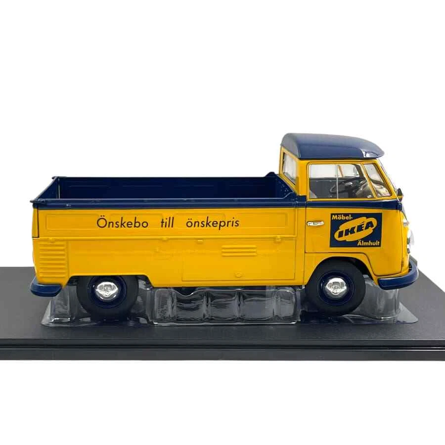 Modellino Auto Solido 1/18 Volkswagen T1 Pick Up Yellow Ikea 1950 - Immagine 4 di 4