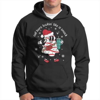 Out Here Looking Like A Snack Boujee Christmas Tree Cake Hoodie