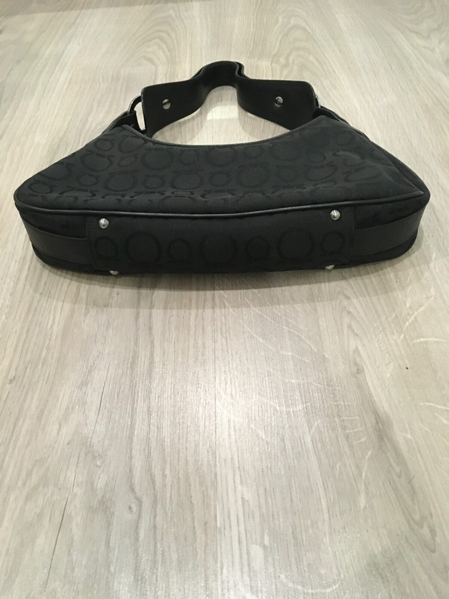 Salvatore Ferragamo Vintage Buckle Hobo Gancini Canvas Salvatore Ferragamo Vintage Buckle Hobo Gancini Canvas