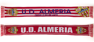 BUFANDA DE FUTBOL DEL EQUIPO U.D ALMERIA