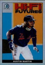 2022 Bowman #HIFI-10 Austin Martin Hi-Fi Futures Orange Refractor #/25