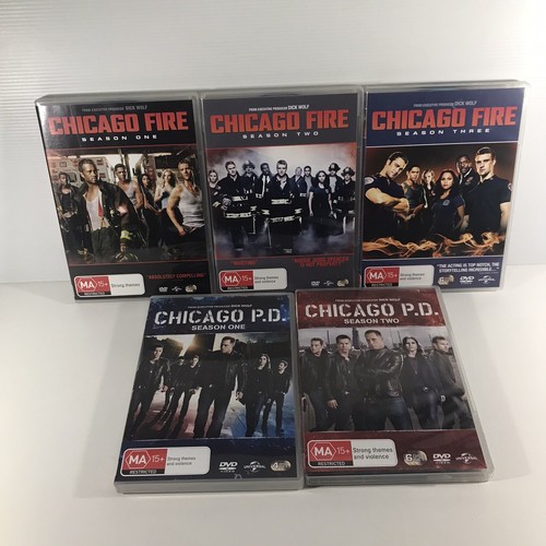 Chicago Fire Seasons 1 2 3 + Chicago PD Seasons 1 2