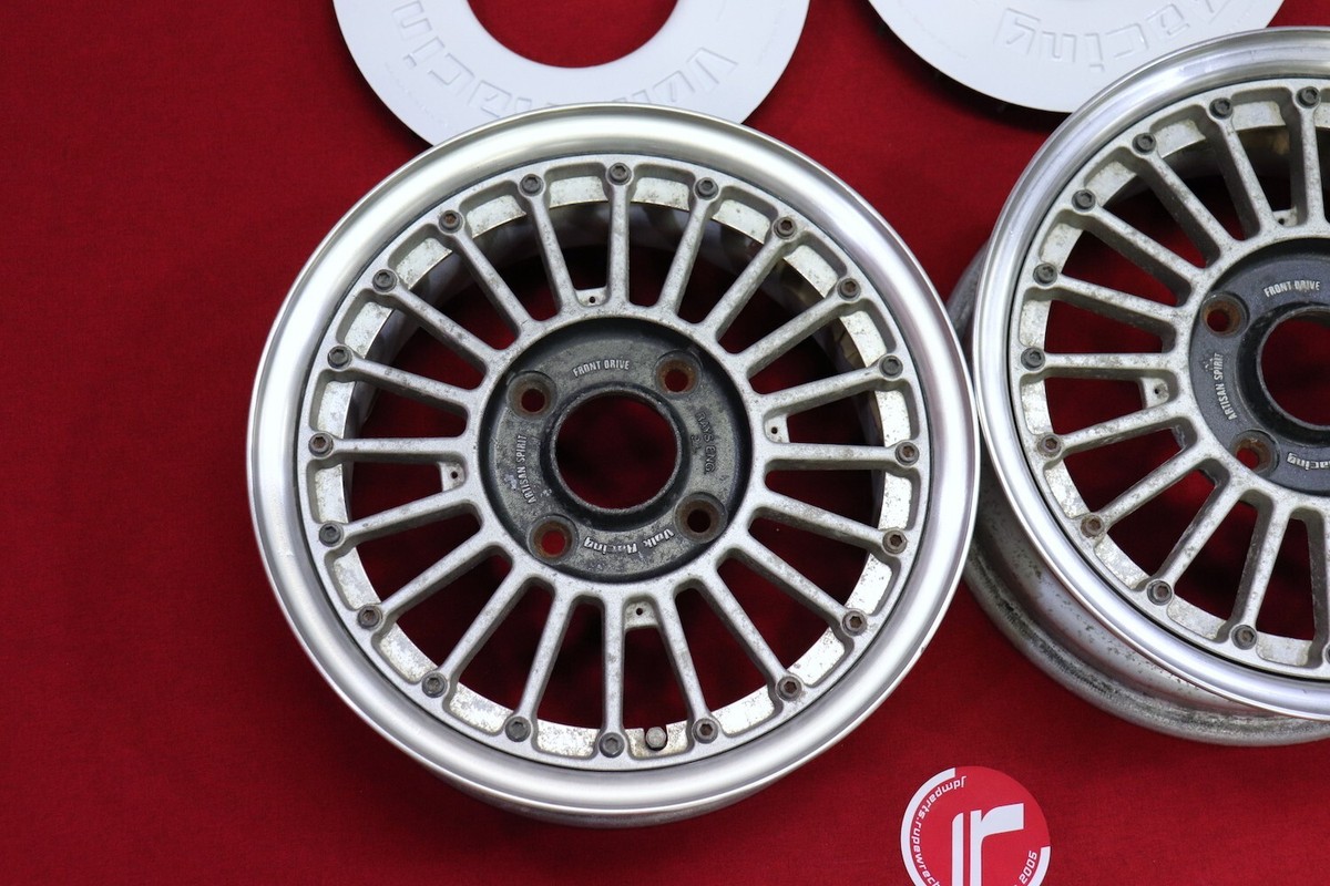 Volk Racing 370 Artisan Spirit wheel PAIR 14x6 4x114.3 JDM aero 