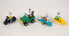 Lot of 1988 McDonalds Moon Man Happy Meal Toys Mac Tonight Jeep Jet Ski Plane
