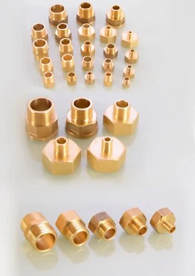 CELTD 1/8" 1/4 3/8" 1/2" Female Male BSP Coupler Brass Connector Fitting Adaptor Union